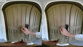 vrconk blonde slut cheating on husband with local milkman vr porn