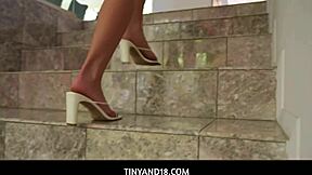 Mina Luxx Sucks Thick Cock