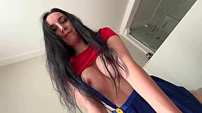 hot cosplay as super mario