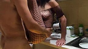 the best intimate moment in the kitchen