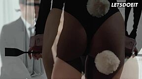 easter bunny girl isabelle deltore lures step bro into wild ride. whiteboxxx captures every steamy moment.