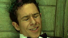 Shemale dominates and fucks coat check guy, oops, meant to say hard slam