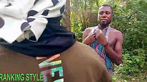 Bbw has outside sex doggystyle bent over