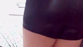 Unboxing Anal Toys in Wet Look Clothes?