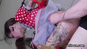 Sexy nympho was taken in butthole madhouse for uninhibited treatment!