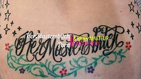 Master shows off his milf sub in public before using her.