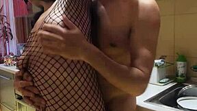 the best intimate moment in the kitchen