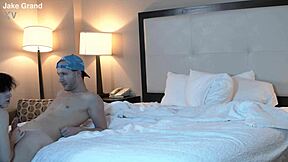 I see this beautiful petite gracie lou suckin jake grand's big cock deep