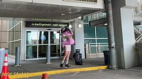 juicy petite latina bent over for muff diving in amateur couple's dripping session