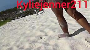 Convinced Her to Give Ass on Beach!