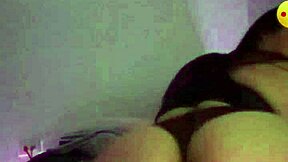 Colombian girl on webcam showing her big tits and ass
