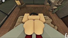 In ROBLOX PORN GAME, the action HEATS up in PART 10