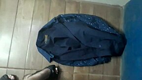 Hot Asian Stepsister Plays Dildo Game In Bathroom!