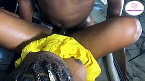 Horny Student Trades Sex For Scores With Ebony Teacher In Doggystyle Fuck!