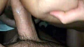 Wife's Fat Pussy and Big Ass Get a Creampie Surprise