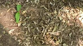 Sensual na sua caranga gets creampied in voyeur milf scene