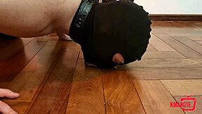 Kicking Perverted Slave's Balls Without Mercy!