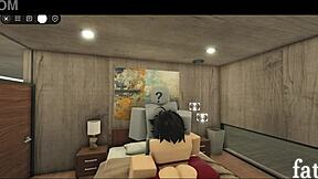 In ROBLOX PORN GAME, the action HEATS up in PART 10