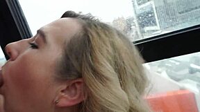 watching mature cougar teacher perform deepthroat blowjob