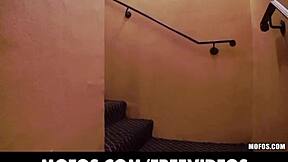 my ex set up a homemade stripper pole for our anniversary undressing