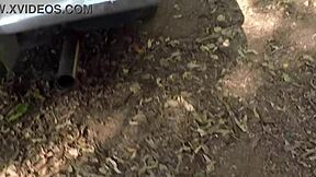 Sensual na sua caranga gets creampied in voyeur milf scene