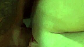 Cute teen stepdaughters stroke big cock stepdad after sex toy practice