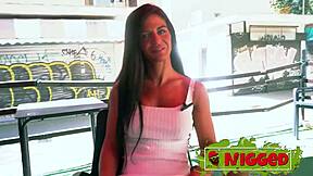 Natali tries big anal in doggystyle quickie! 😈