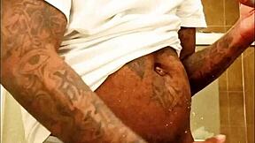 youngstarbrazy warms up with a big black cock