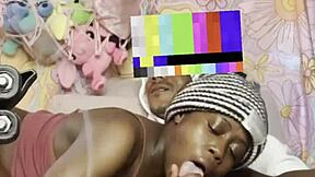 Casual Couch Fuck With Ebony Petite Girl And Monster Cock In Florida Home