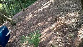 Sensual na sua caranga gets creampied in voyeur milf scene