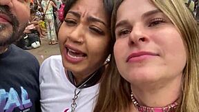 I stroll with collared women in Sao Paulo