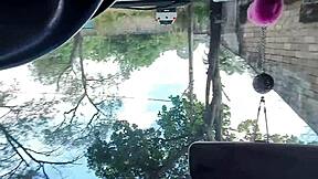 Brazilian Pornstar Plays With Giant Cock In Public Car.