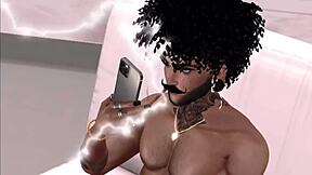 Is this young Indian girl orgasming in bondage outdoors?