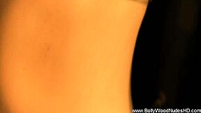 Bolly Babe Performs A Sensual Striptease Naked To Oriental Music