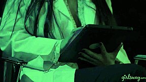 three lesbians adriana chechik cadence lux alexis fawx squirt during wet group sex