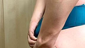 Wow, Asian Teen in Swimsuit Gets Anal Training!