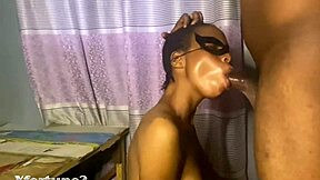 Horny Ebony Babe Wants Ass Licking Before Going Home Skinny Petite