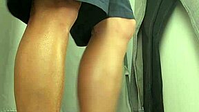 handjob in public fitting room