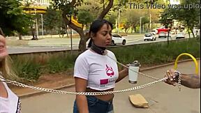 I stroll with collared women in Sao Paulo