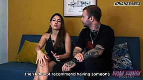 Busty Argentinian Paula Rojas in hot rough interview