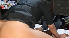 Secretary Begs Boss to Cum Outside During Passionate Fuck