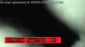 Ebony couple enjoys a homemade moment with big black cock