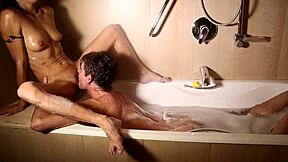 Fucking My Hot Roomate In The Tub