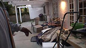 big tits blonde mom enjoys a ride with a friend