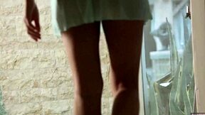 brett rossi enjoys her shower time