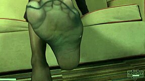 Her feet clip is fucking gold, the old MILF with tattoos and small tits orgasms during dirty talk.