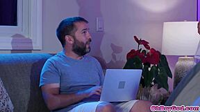 Elias Cash fucks stepmom Rachel Cavalli while Mighty Dee eases lesbian Sadie Summers