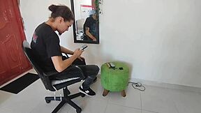 Horny Stepmother Gives Blowjob Then Gets Fucked Doggystyle