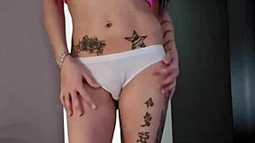 sexy petite 18+ emy angel shows off her body