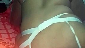 grabo de frente con el celular como cogi con rubia de lenceria sexy